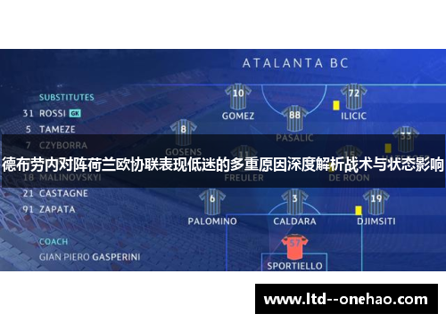 德布劳内对阵荷兰欧协联表现低迷的多重原因深度解析战术与状态影响